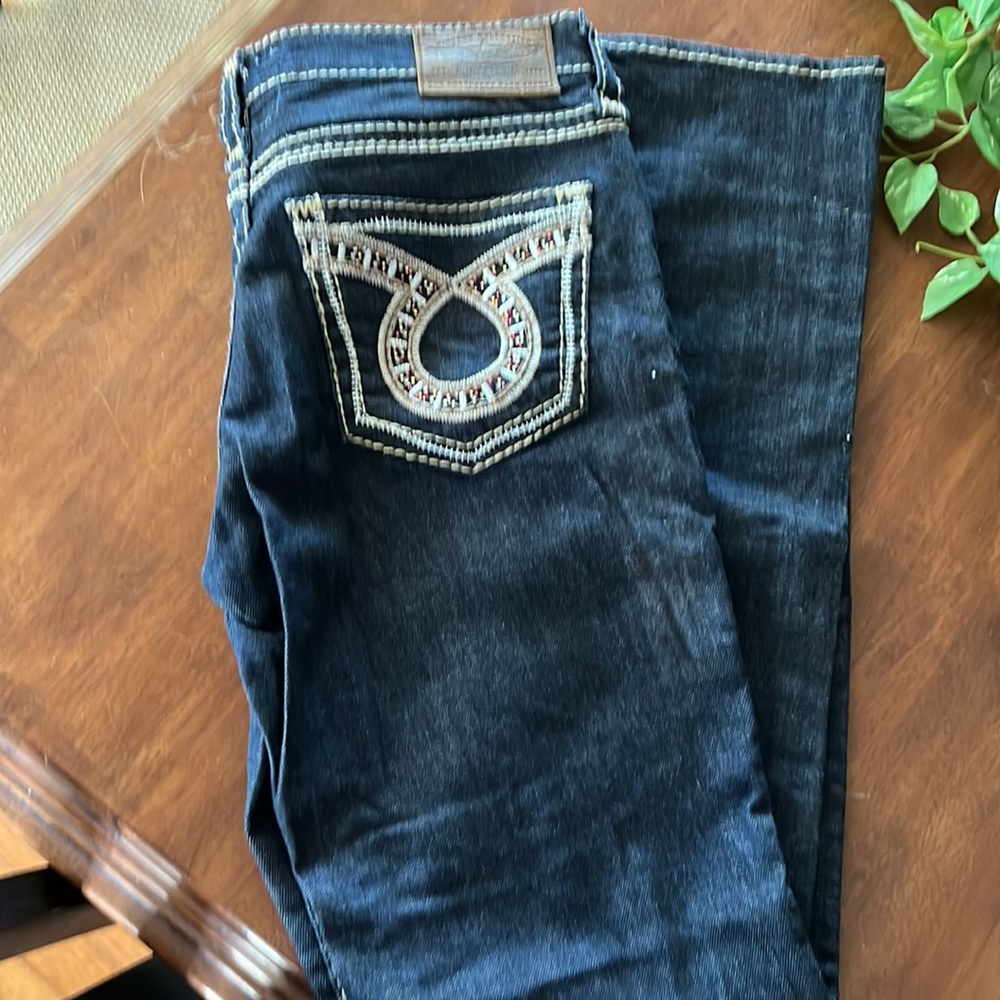 Size 12, big star skinny, straight jeans